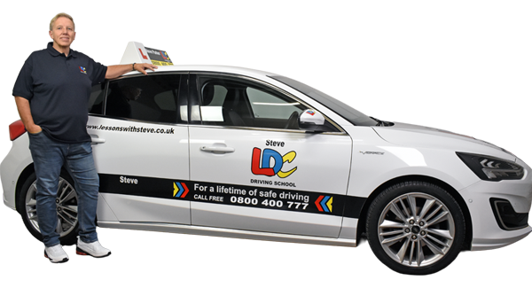 Steve Parker's driving school car